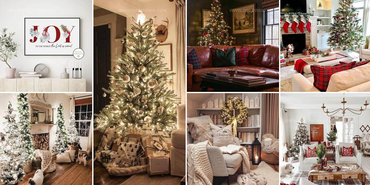 9598021 Christmas Living Room Decor Styles