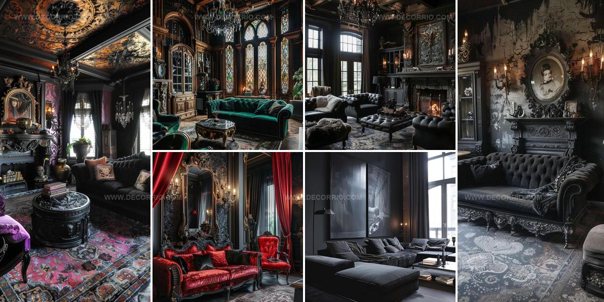 5098150 Gothic Living Room Interior Ideas You