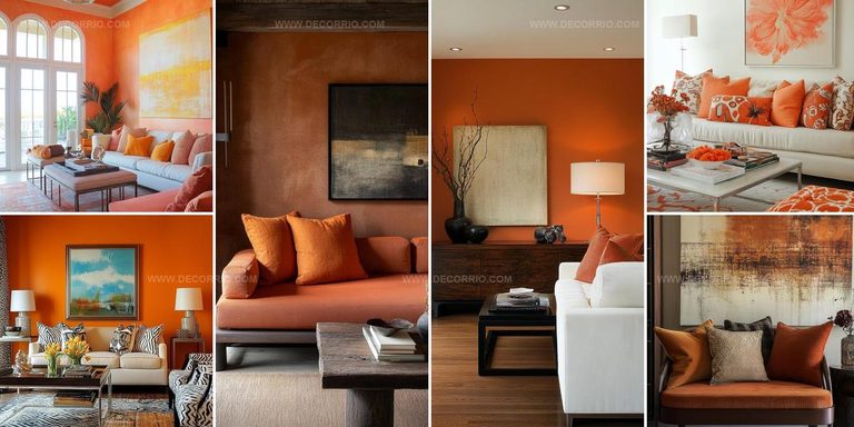 9947985 Burnt Orange Living Room Decor iDeas