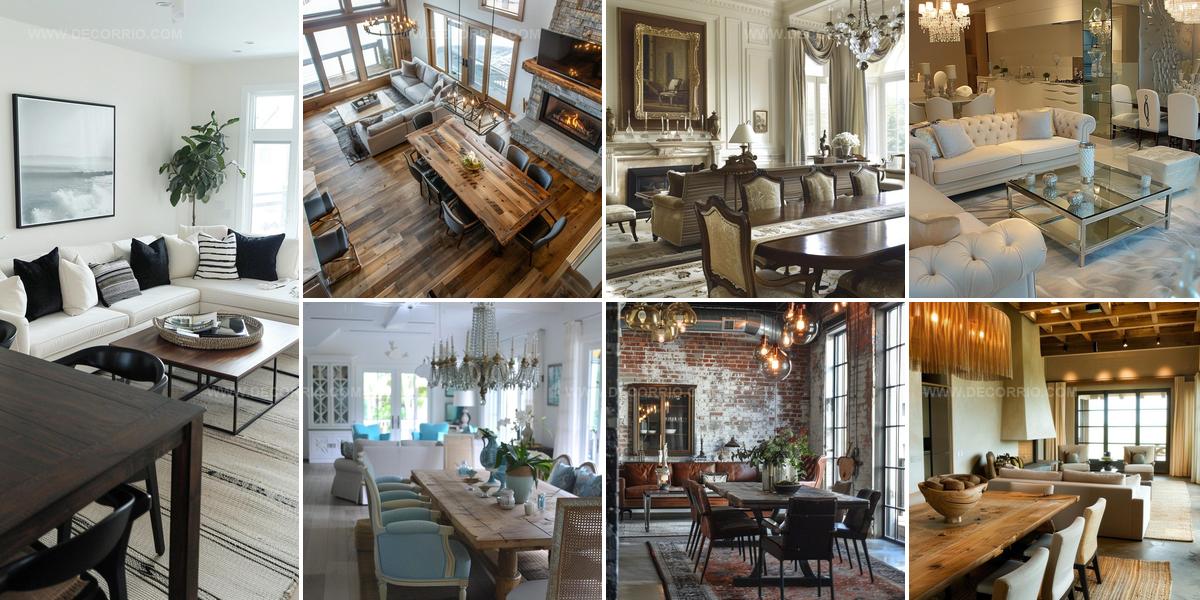 4615800 Stylish Living & Dining Room Combo Ideas