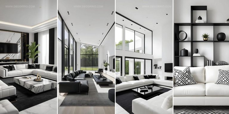 5438673 Stylish Black and White Living Room Ideas