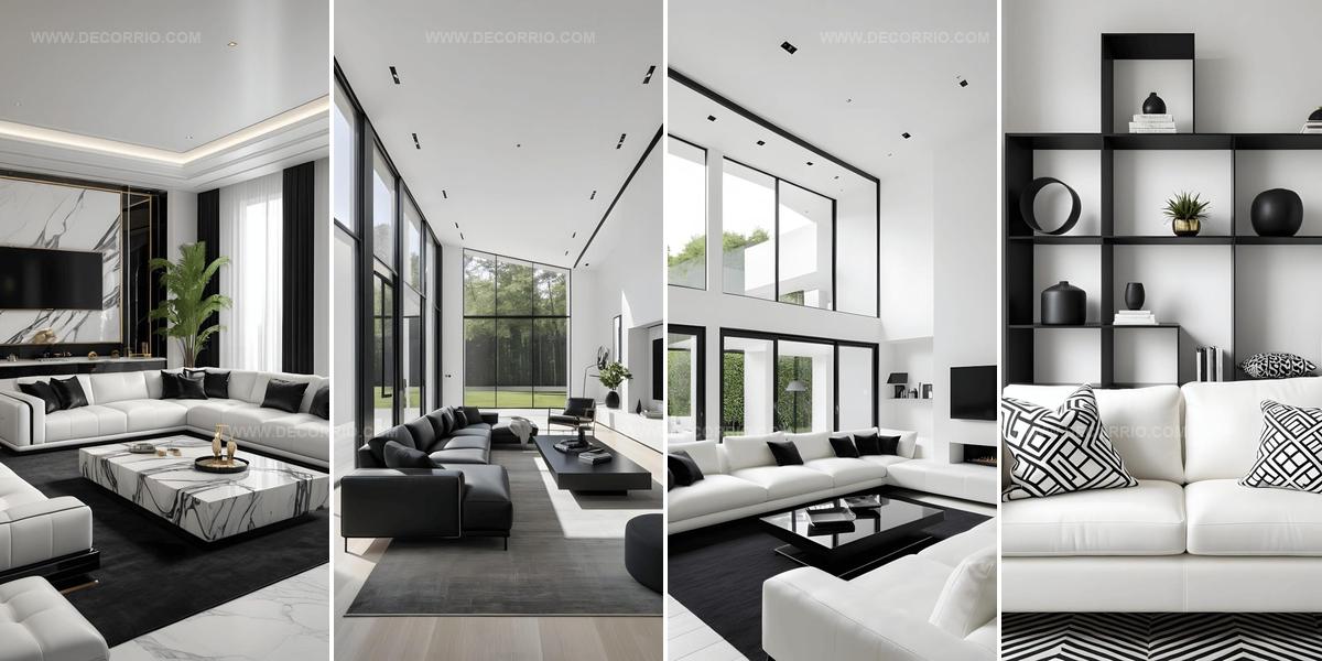 5438673 Stylish Black and White Living Room Ideas