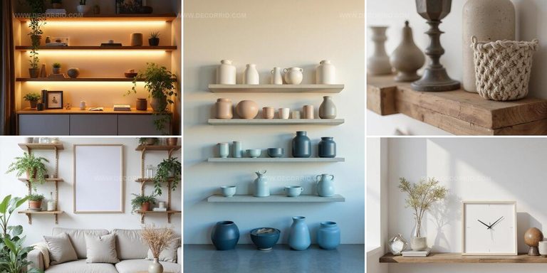 4548902 Shelf Decor in Living Room Ideas
