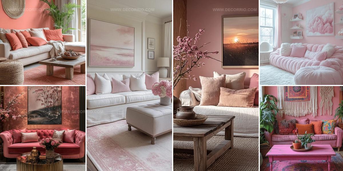 2569797 Pink Living Room Styles