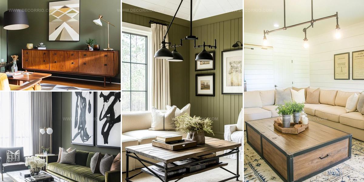 2986518 Olive Green Living Rooms