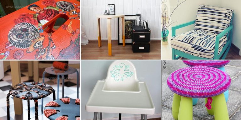 1759053 IKEA Chair And Stool Makeover Ideas