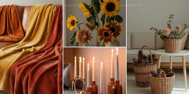 7232422 Cozy Thanksgiving Living Room Decor Ideas