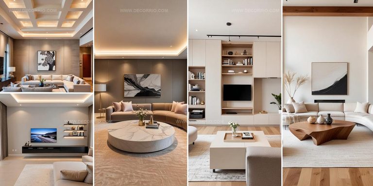 5543550 Colors and Vintage Lighting in Living Rooms