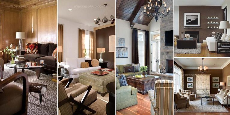 1353438 Brown Living Room Inspiration