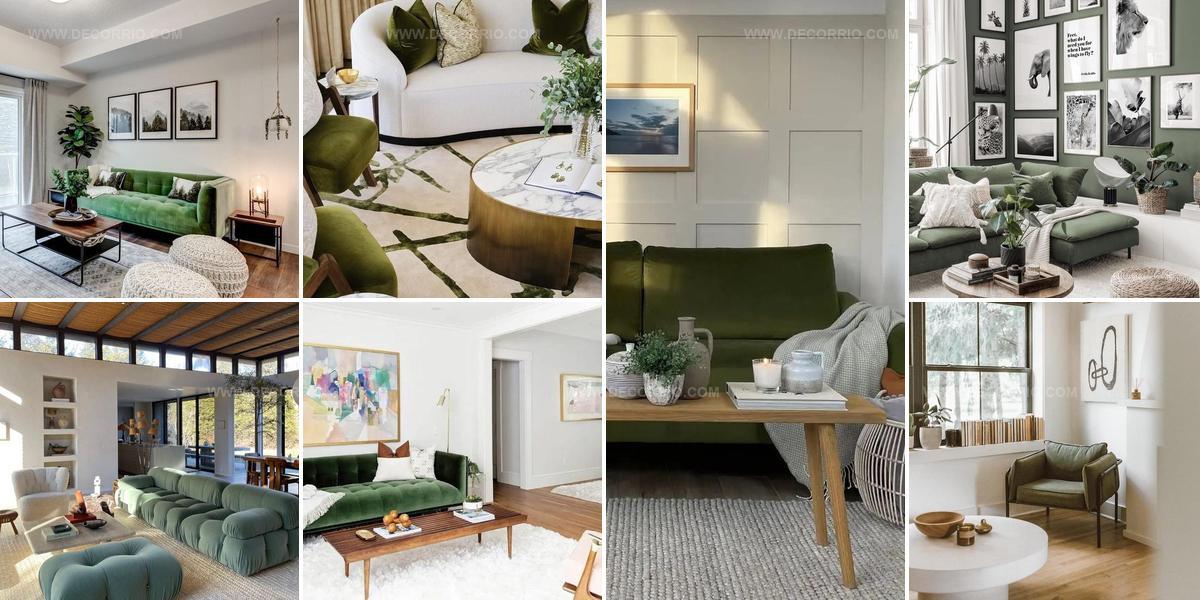 8020340 Green And White Living Room Ideas