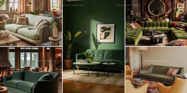 2510617 Southern Green Sofa Living Room Ideas