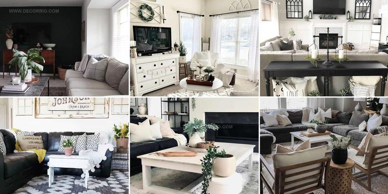 2110399 Black And White Living Room Inspiration