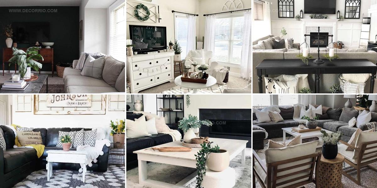 2110399 Black And White Living Room Inspiration