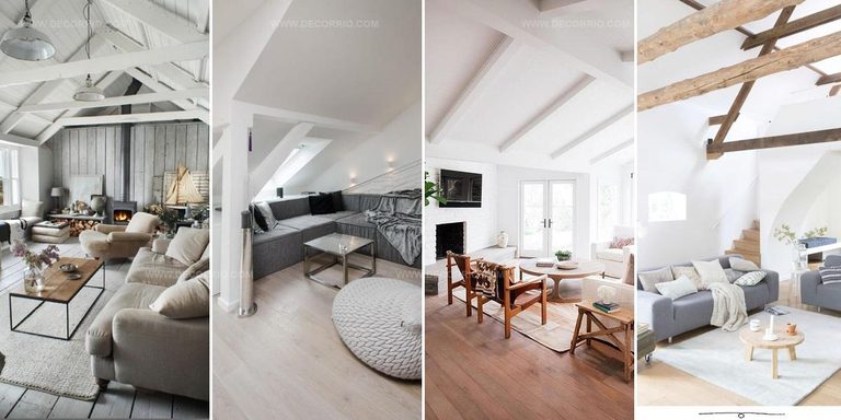 1351299 Attic Living Room Decor Ideas