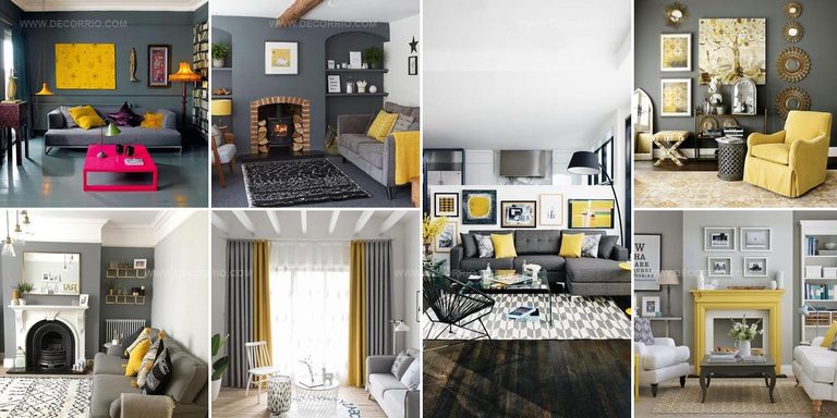 2583180 Grey And Yellow Living Room Styles