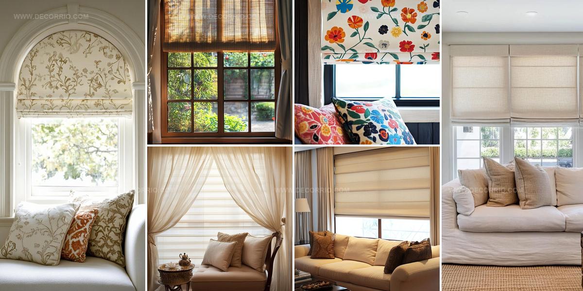 9316489 Chic Roman Blinds To Elevate Your Decor
