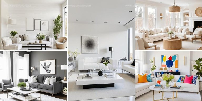 6544666 Elegant White Living Room Decorating Ideas