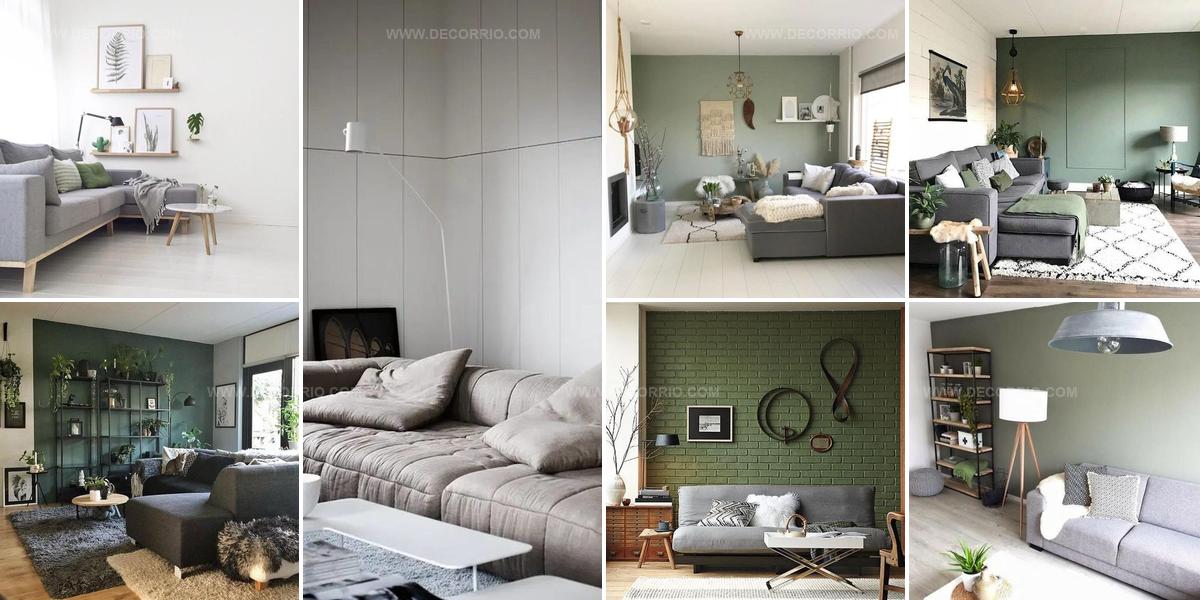 1441762 Green And Grey Living Room Decor Ideas