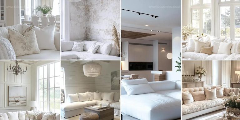 9632872 Living Room Ideas with a White Sofa