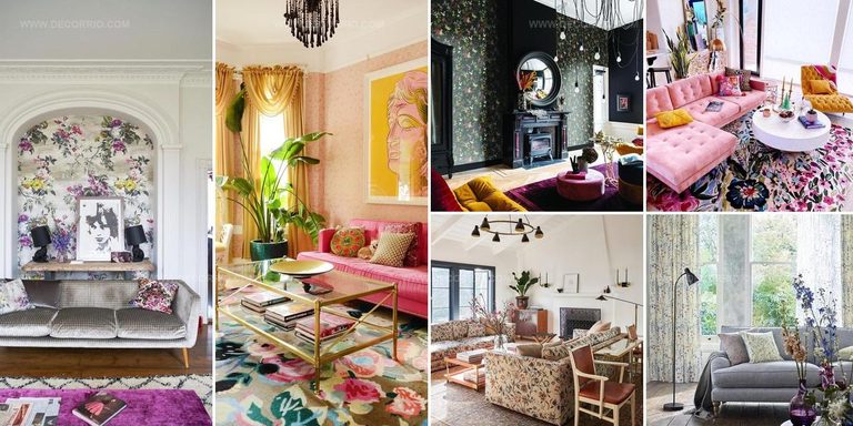 7973118 Floral Living Room Decor Styles