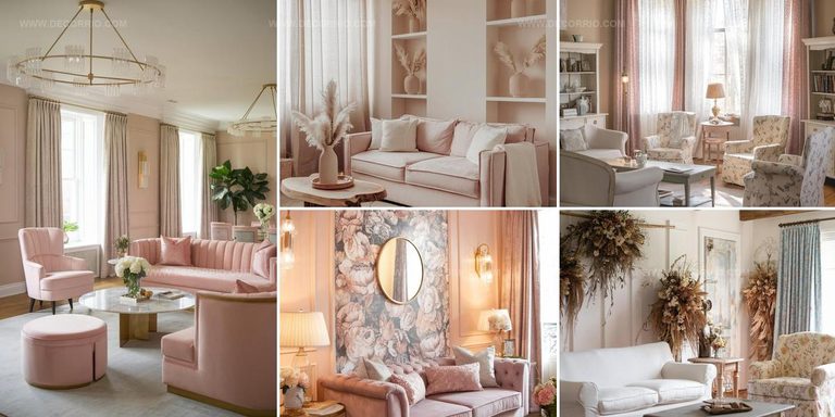 4595496 Feminine Living Room Decor Ideas