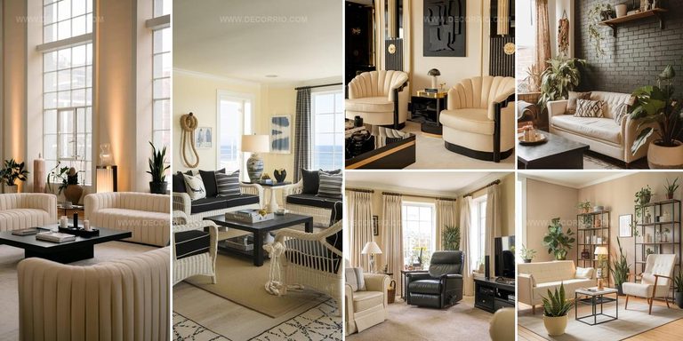 3724809 Cream and Black Living Room Ideas