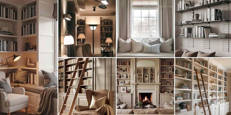 4240013 Comfy Living Room Library Ideas