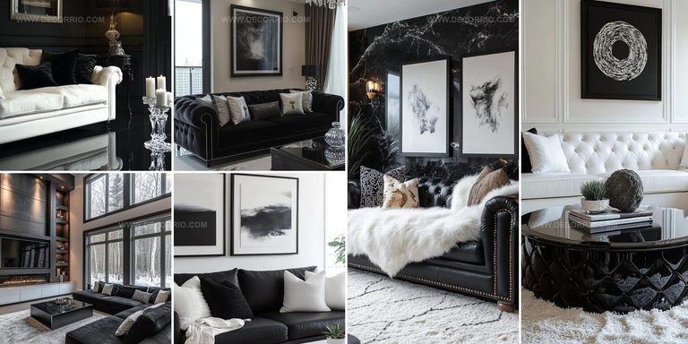 1311052 Black And White Living Room Styles