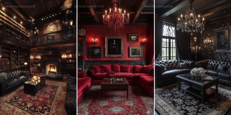 9488493 Dramatic Western Gothic Living Room Ideas