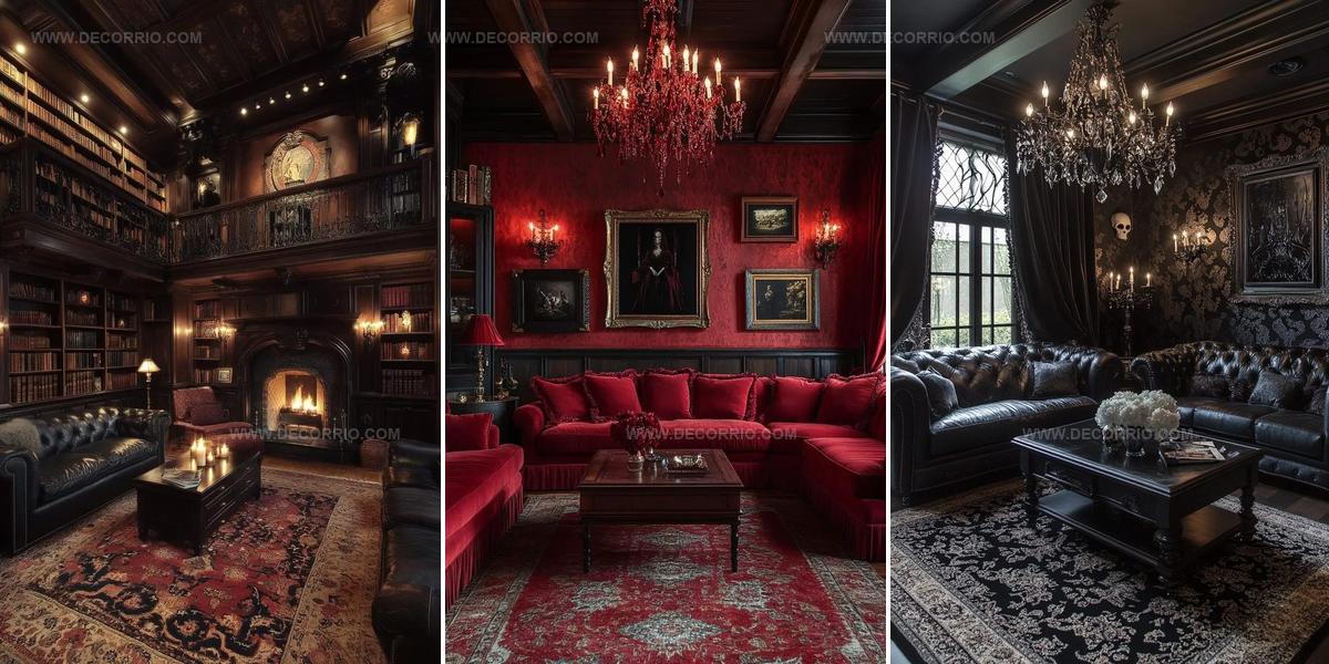9488493 Dramatic Western Gothic Living Room Ideas