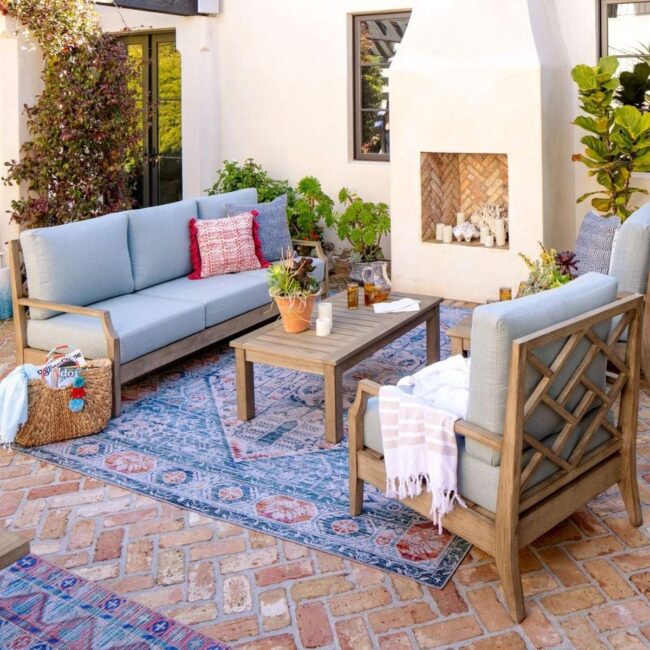 Mediterranean Retreat with Casual Elegance by the Hearth