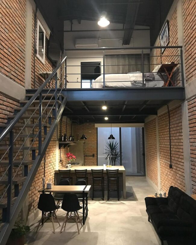 Urban Loft with a Mezzanine