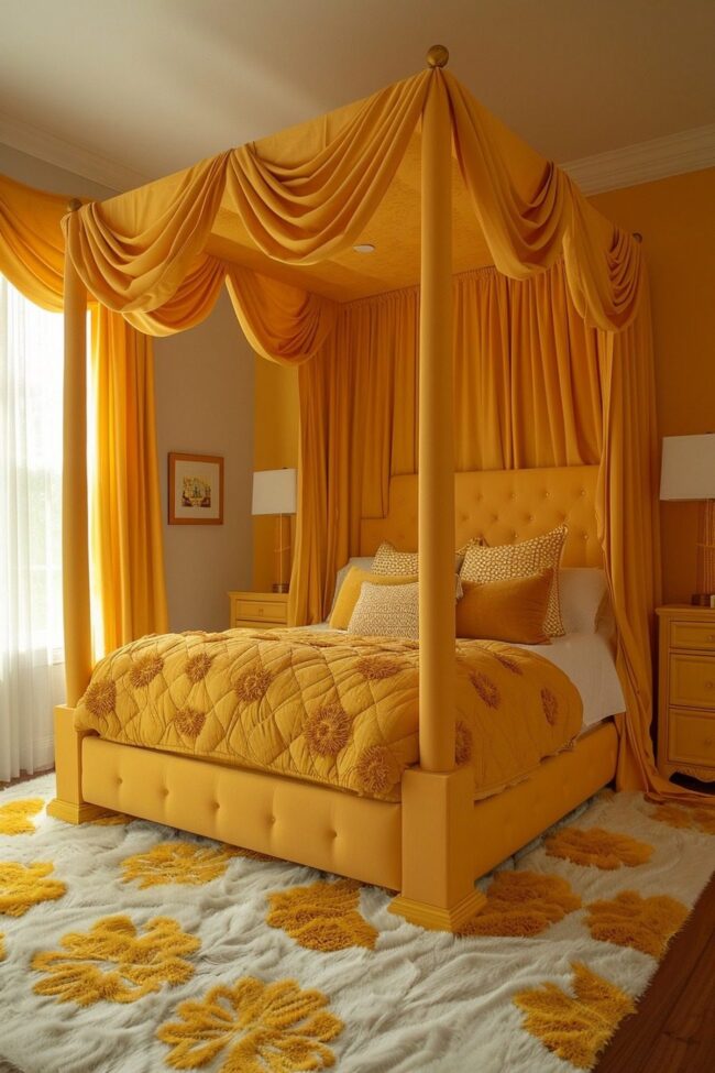 Bright Yellow Canopy Delight
