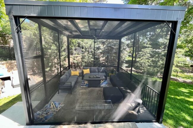 Screened Elegance for Peaceful Retreats