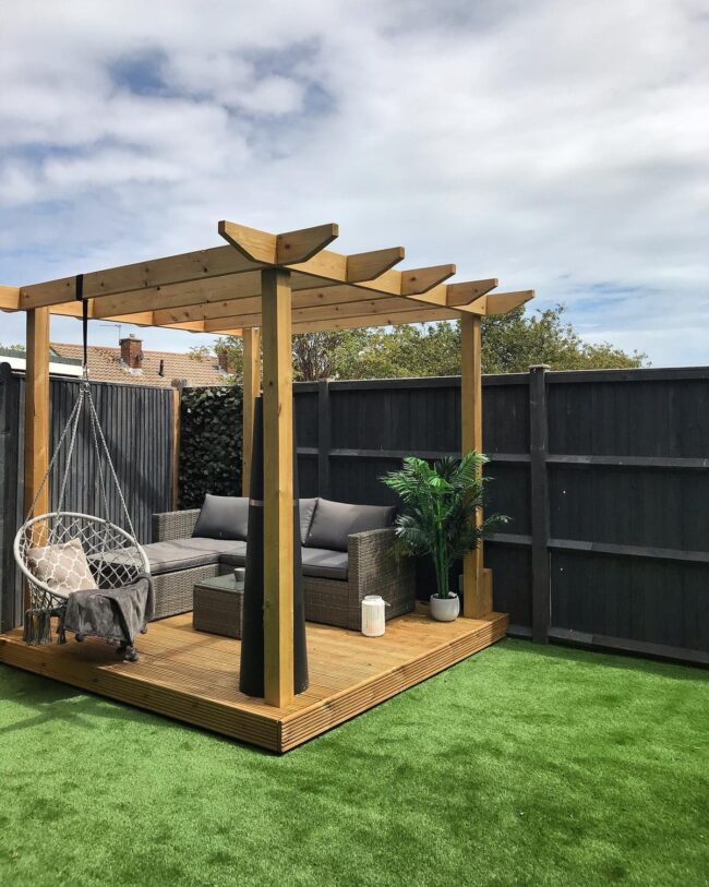 Chic Urban Oasis with Shade
