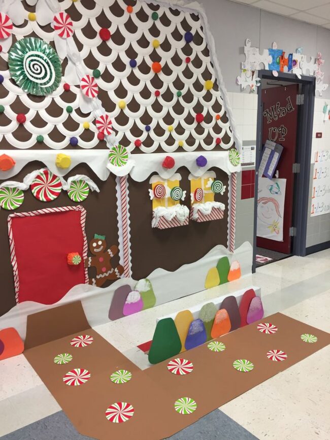 Whimsical Gingerbread House Wall Art