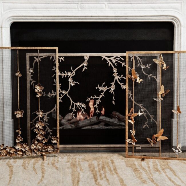 Whimsical Floral and Butterfly Accents