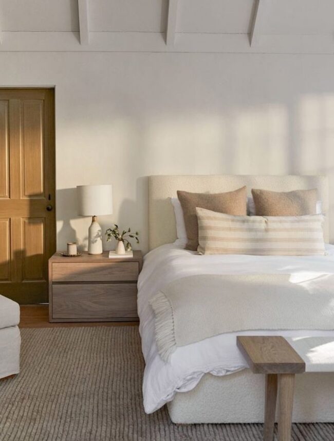 Warm Minimalism with Texture Contrast