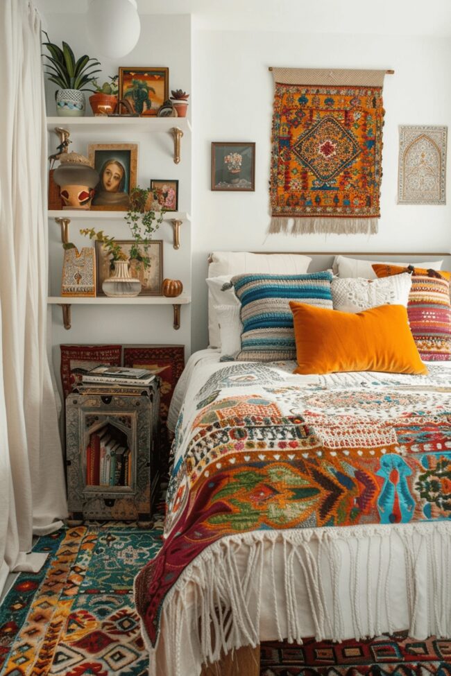 Chic Bohemian Sanctuary for Small Spaces