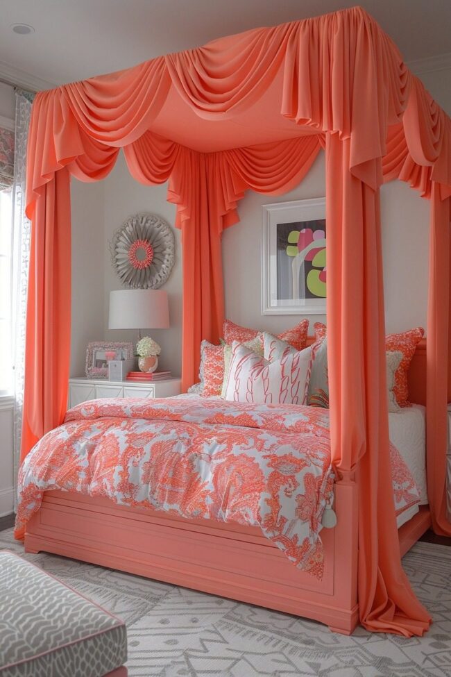 Bright Coral Oasis Retreat