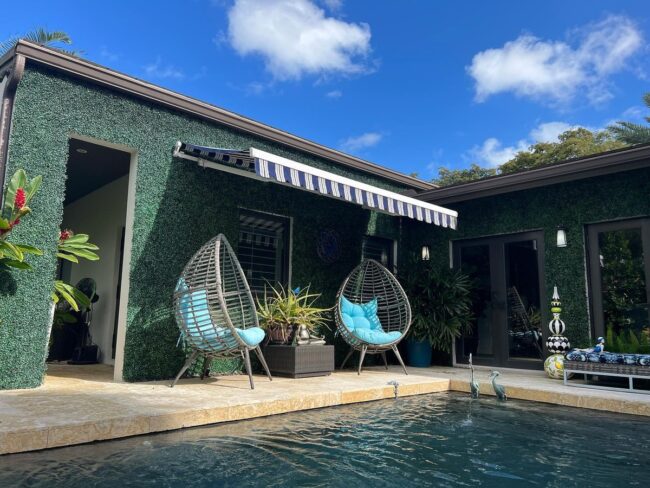 Poolside Stripes and Sophistication
