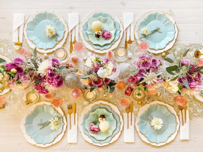 Pastels and Gold Symphony