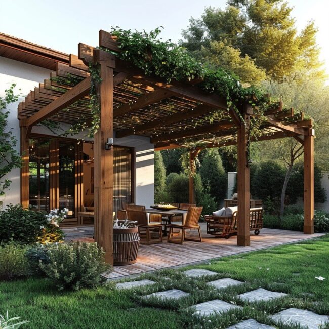 Garden Path Pergola Retreat