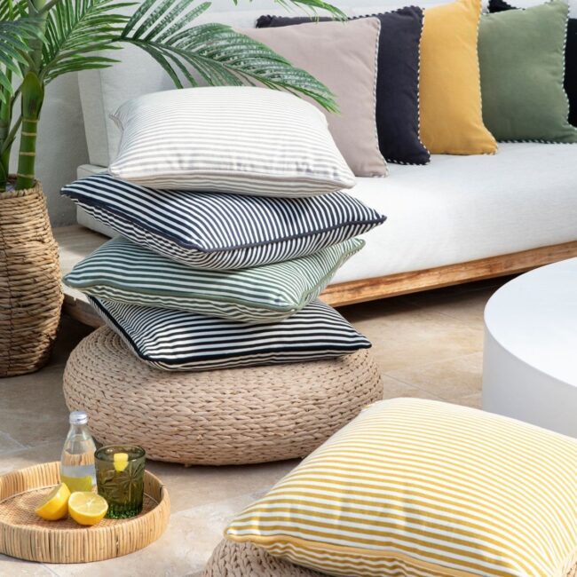 Layered Comfort with Stripes and Solids