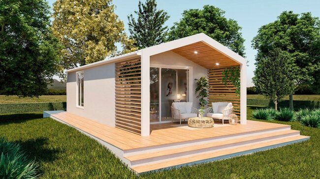 Minimalist Retreat with Open Deck