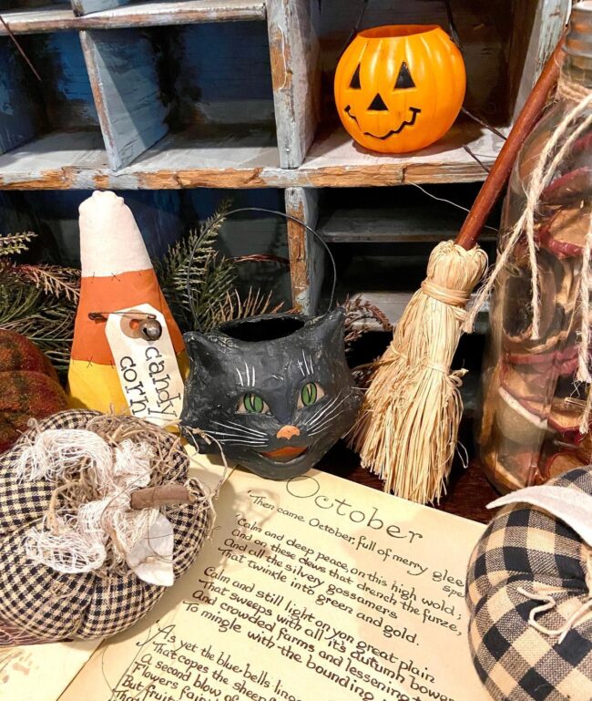 Vintage-Inspired Halloween Decor