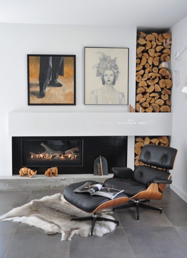 Artistic Solace by the Fire