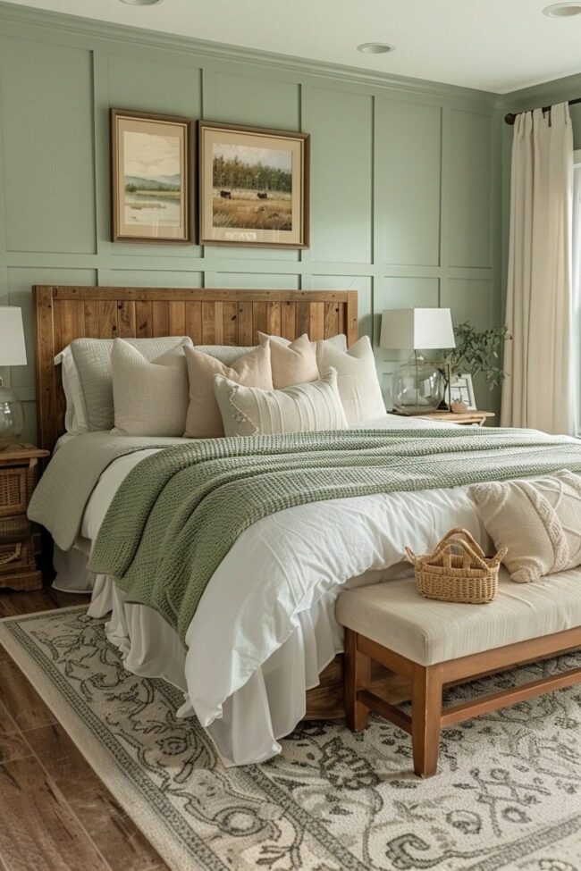 Functional Farmhouse Style in Sage Green