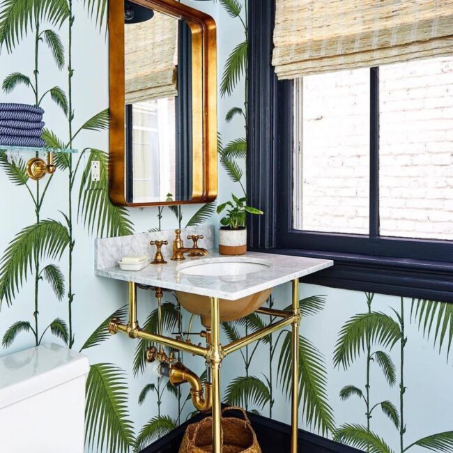 Tropical Vibes in the Bathroom