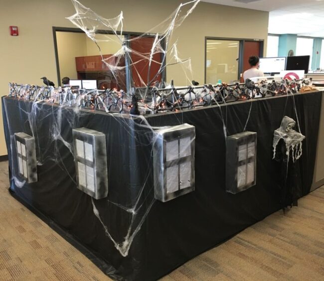 Spider Web Themed Workspace